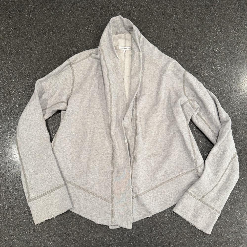 Standard James Perse‎ Opem Front Distressed Cardigan Size 3